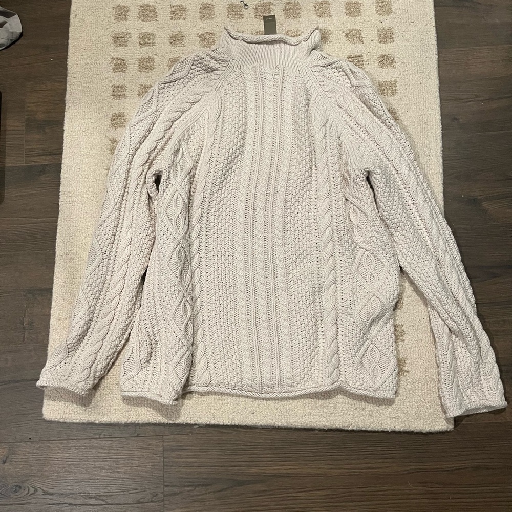 J Crew Cable Knit Sweater